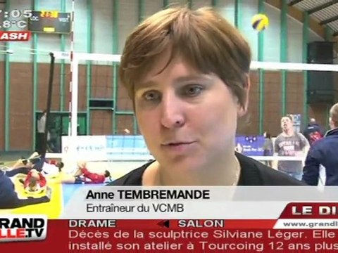 Volley Féminin DEF : Marcq-en-Maroeul / Stade Français (0 sets à 3)