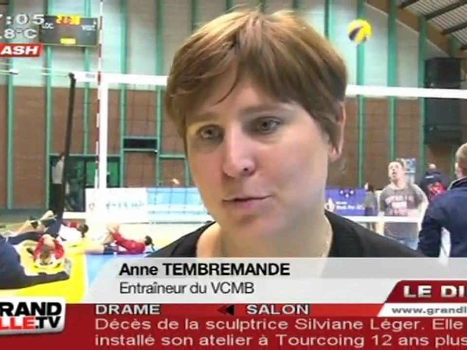 Volley Féminin DEF : Marcq-en-Maroeul / Stade Français (0 sets à 3)