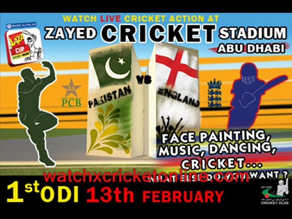 Watch England vs Pakistan 1st Odi Online