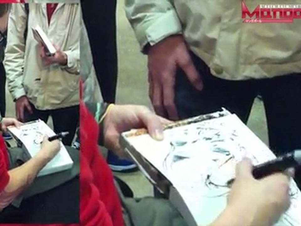 Dédicace de Reno Lemaire (Dreamland, Pika) à Paris Manga 13