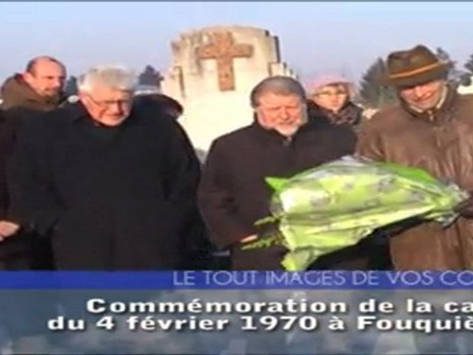 FIL DE L'ACTU - Commémoration du 04-02-1970 à Fouquières-lez-Lens