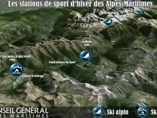 Les stations de sport d'hiver des Alpes-Maritimes