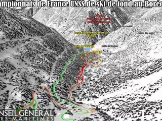 Championnat de France UNSS de ski de fond au Boréon