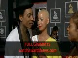 wiz khalifa Grammy Awards 2012 red carpet HD 54th Grammys