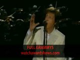 Paul McCartney My valentine Grammy Awards 2012 performance HD 54th Grammys