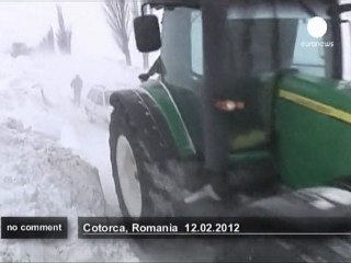 La Roumanie encore bloquée par la neige - no comment