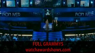 Bon Iver Best New Artist acceptance speech Grammy Awards 2012 HD 54th Grammys