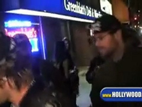 Chris Angel Leaving Hyde NightClub.