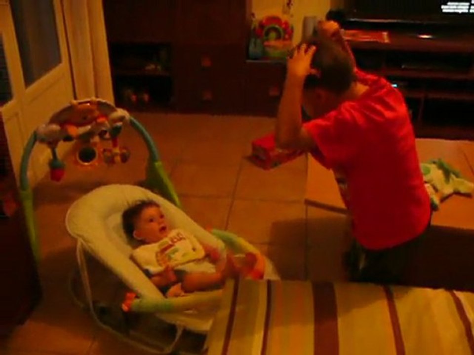 Rémi 1 mois et Alex