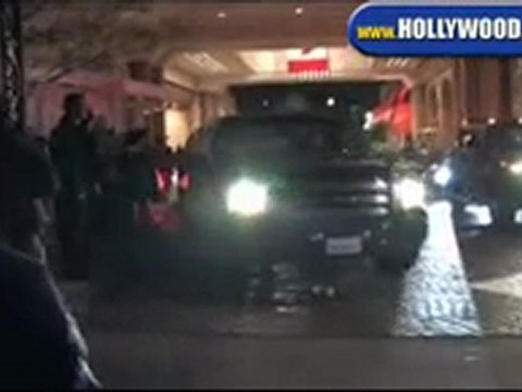 Tom Cruise and Katie Holmes Leaving The Beverly Wilshire.