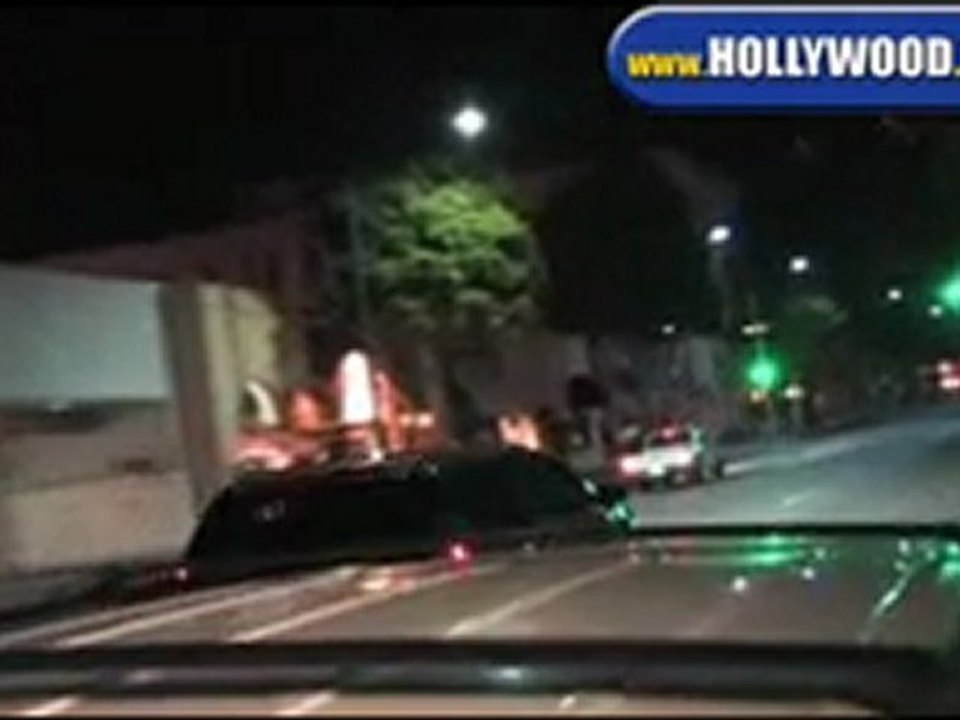 Usher Goes out in Beverly Hills.