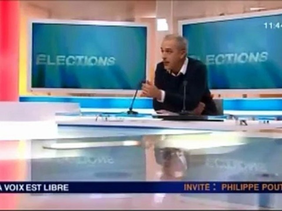 Philippe POUTOU sur France 3 Aquitaine dans la voix est libre