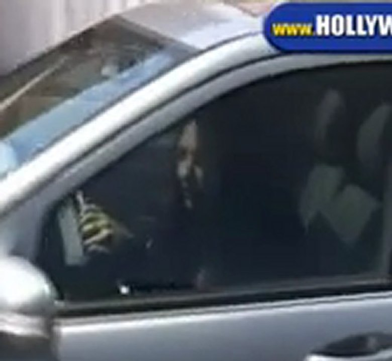 Alli Sims Spotted In Car