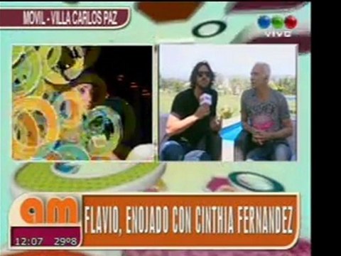 Pronto.com.ar Flavio enojado con Cinthia Fernandez