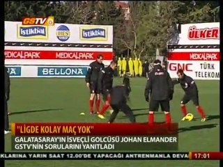 Elmander'in MIY maçı hakkındaki görüşleri.