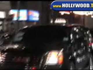 Charlize Theron Leaves  Hollywood After Party..