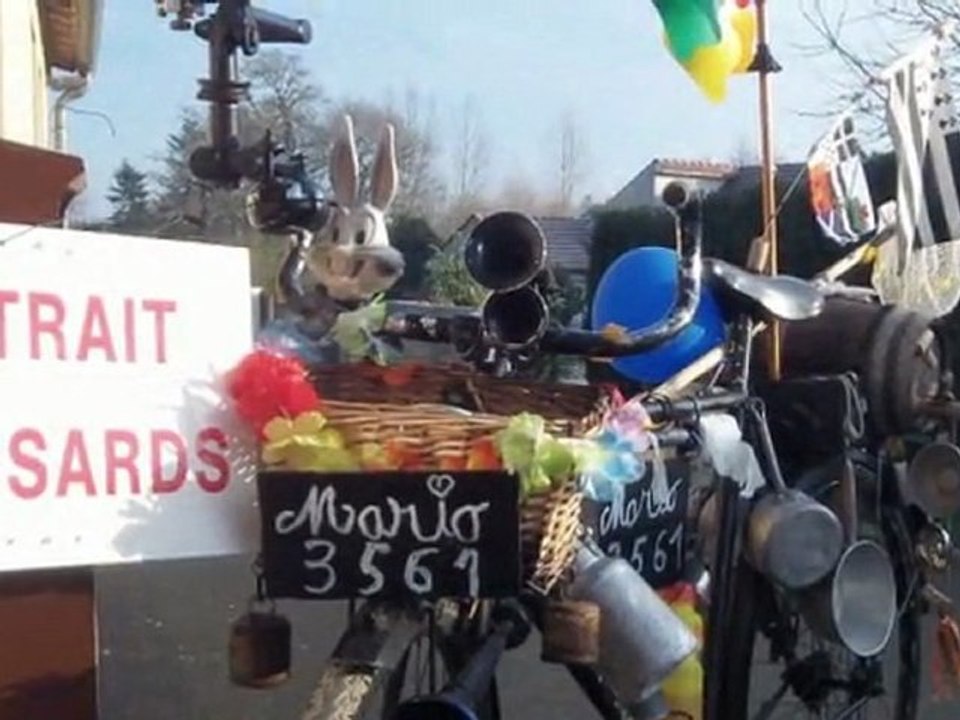 course de la st valentin 2012 à chasné sur ilet avec mario et son petit vélo