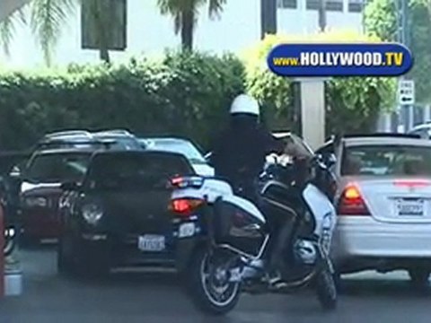 EXCLUSIVE: Lindsay Lohan At The Gas Station