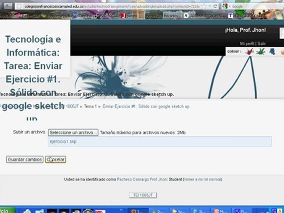 Enviar archivos y actividades