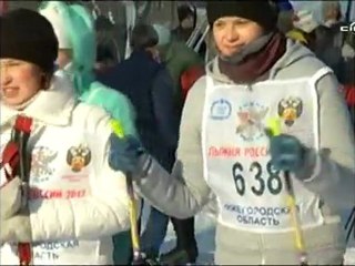 Rusya'da kayak keyfi