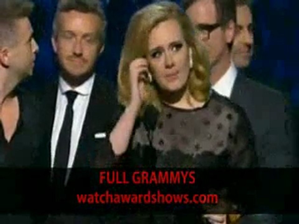 Adele Grammy Awards 2012 album of the year acceptance speech_(new)245455540