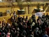 فري برس   حلب الجينة جمعة النفير العام حرق العلم الروسي 10 2 2012 ج1