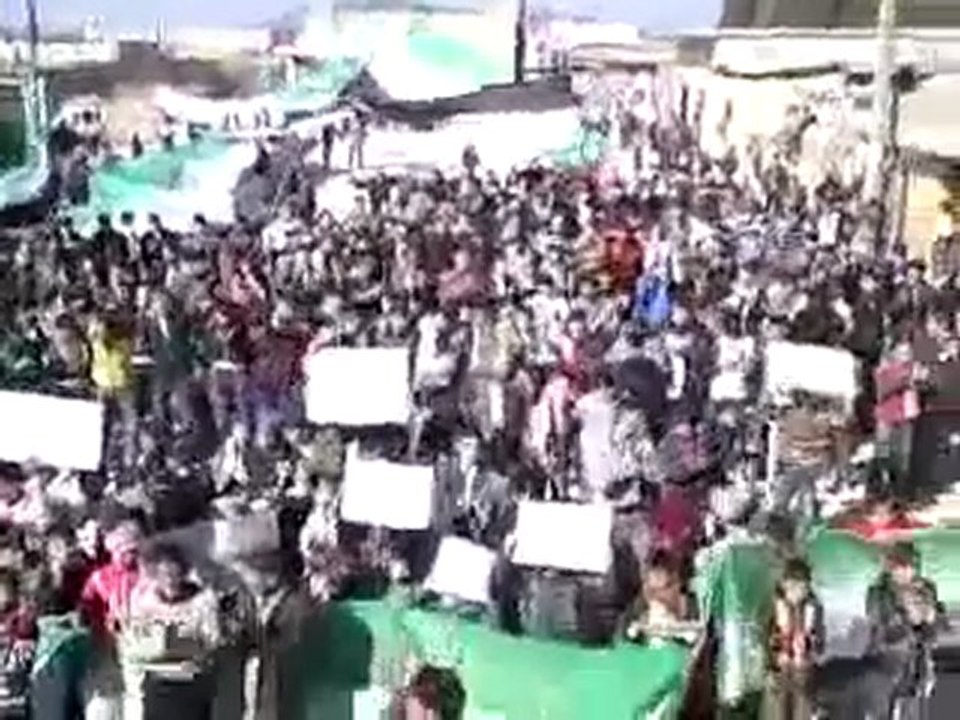 فري برس   حلب الأبزمو جمعة النفير العام و روسيا و ايران تقتلنا 10 2 2012