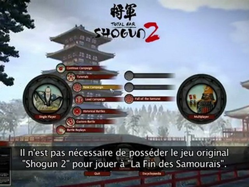Total War Shogun 2 : La Fin des Samouraïs - Carnet 1 [VF]