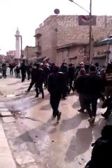 فري برس   حلب   المرجة    مظاهرة جمعة روسيا تقتل اطفالنا 10 2 2012