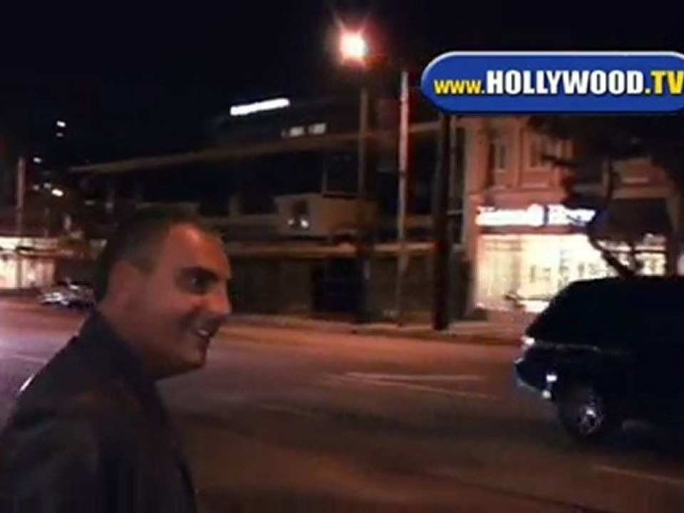 Christian Audigier Leaves Madeo in West Hollywood.