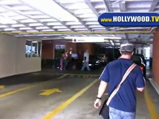 Heidi Klum and Family Leave Bedford Dr.