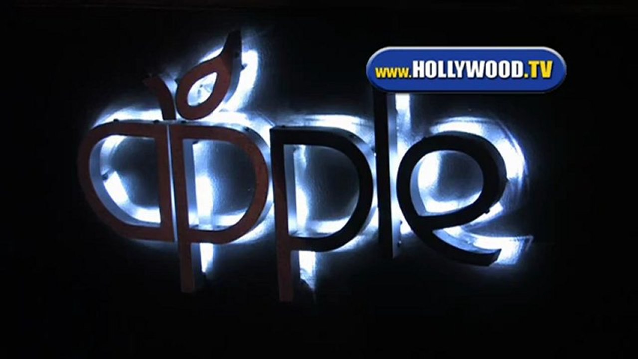 Ashton Kutcher leaves Apple Night Club in West Hollywood.