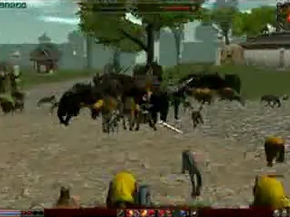 Le village de la map 1 envahi par le monstres ( metin 2 )