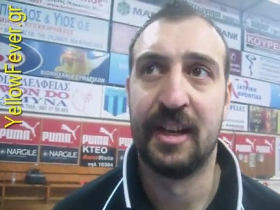 Δηλώσεις Οικονόμου μετά το ΑΕΚ-ΠΑΟ 3-0 σετ | yellowfever.gr