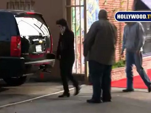 EXCLUSIVE: Jonas Brothers roll with a huge bodyguard