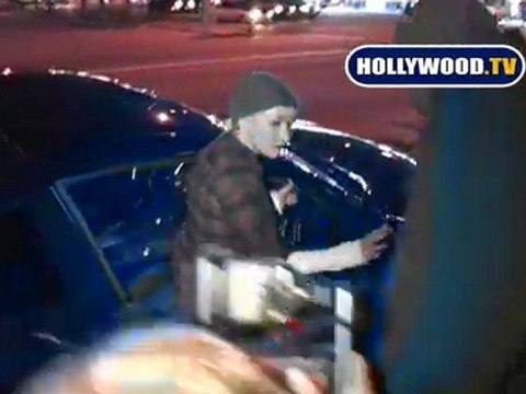 EXCLUSIVE: Christina Aguilera and Hubby At Mozza.