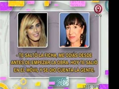 Pronto.com.ar Audio entre Ana Acosta y Silvina Luna 1