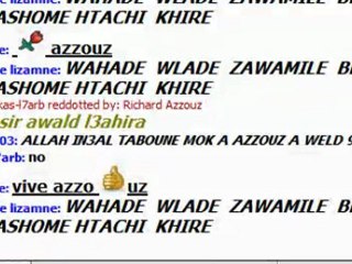 Les Mkhaznis esclaves m'insultent ici