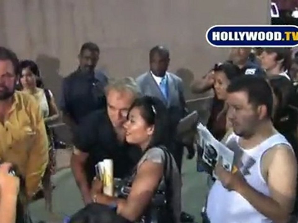 Billy Bob Thornton Takes Pictures With Fans At Jimmy Kimmel