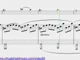 Beethoven's, Adagio from Moonlight Sonata Valentine Sheet Music for Cello and Piano - Video Score
