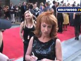 Kathy Griffin Looks Good In Red Shoes As She Takes Pictures