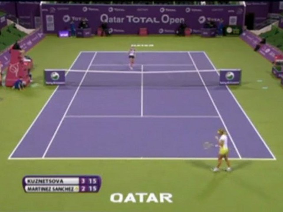 Doha - Kuznetsova eine Runde weiter