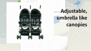 Cheap Double Strollers - Dream On Me Double Twin Stroller, Black