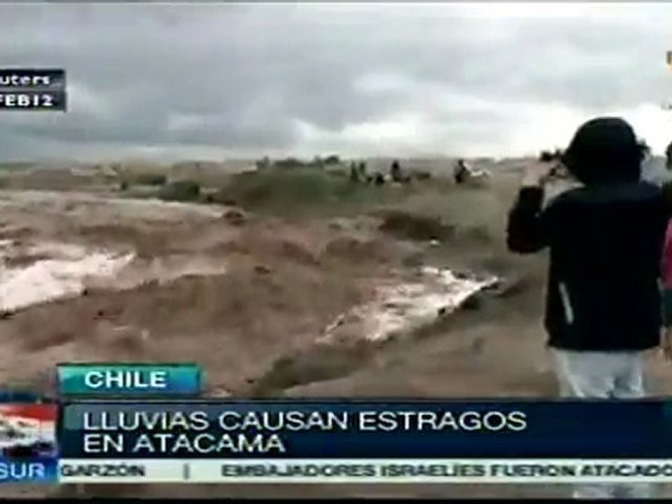 Intensas precipitaciones causan estragos en Atacama, Chile
