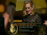 Adele Wins Song Of The Year @ Grammy Awards 2012