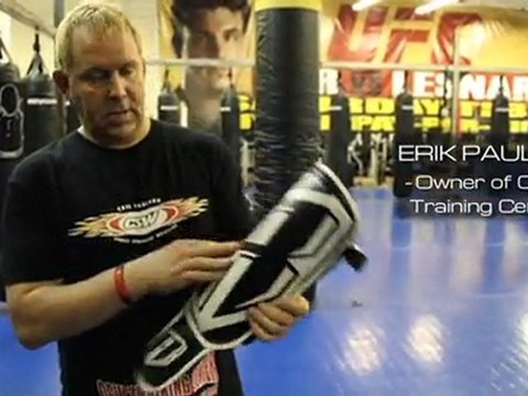 Revgear Professional Leather Shin Guard - Combat Fight Gear