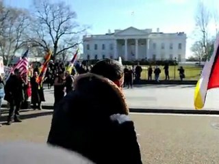 Manifestação tibetana nos EUA