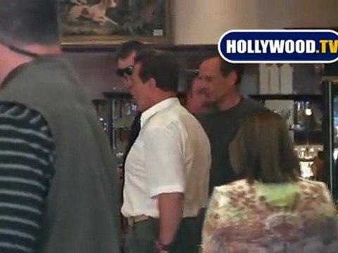 Arnold Schwarzenegger Shops At David Orgell On Saturday