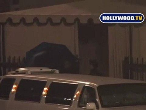 Prince Hides From Cameras.