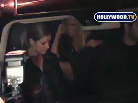 Nicky Hilton Leaves Bar Delux.